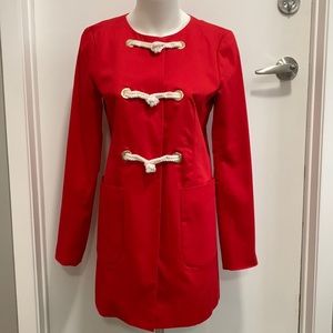 J.CREW red Trenchcoat
